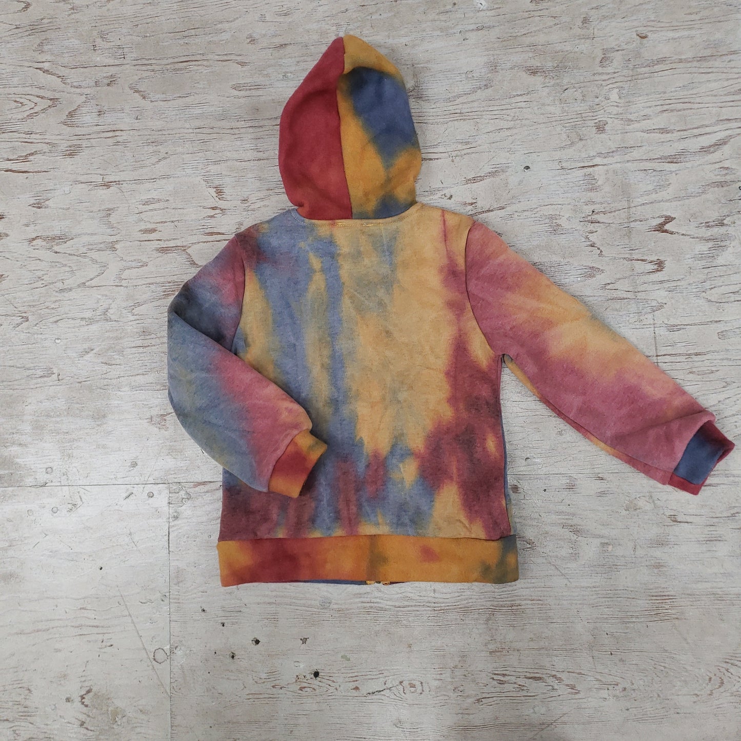 Tye Dyed zip hoodie