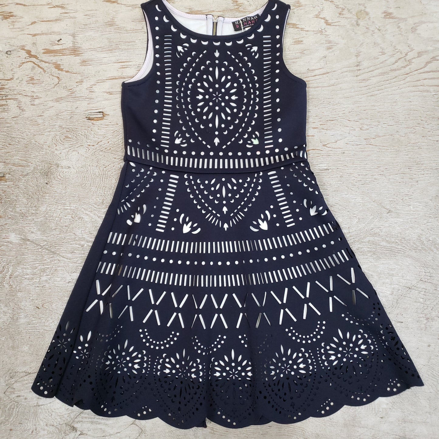 Navy cutout dress by Hannah Banana