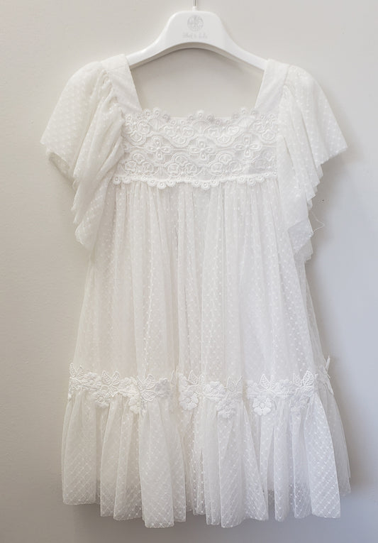 Abel &Lula White lace Dress