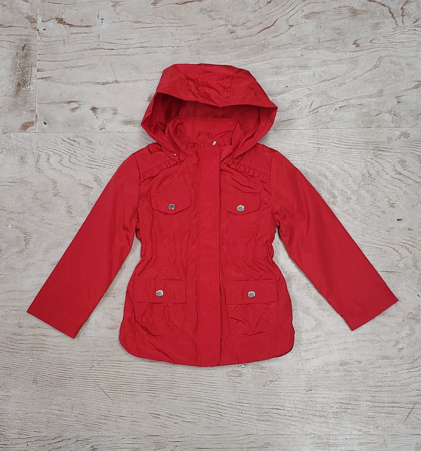 Girls Red Windbreaker