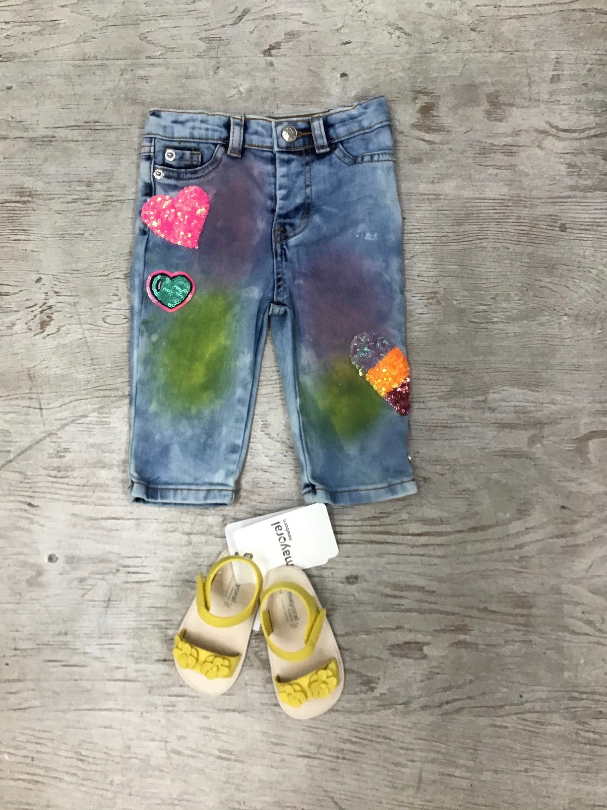 Baby girl capri denim