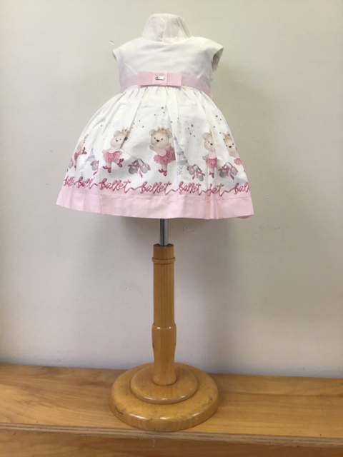 Parisian scene infant dress by Mayoral