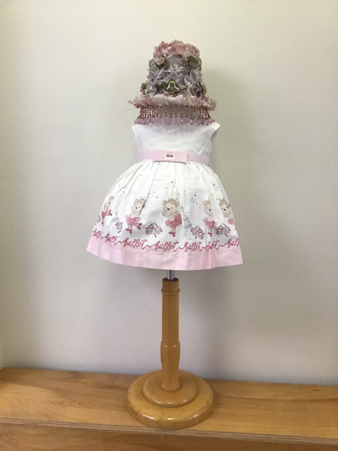 Parisian scene infant dress by Mayoral